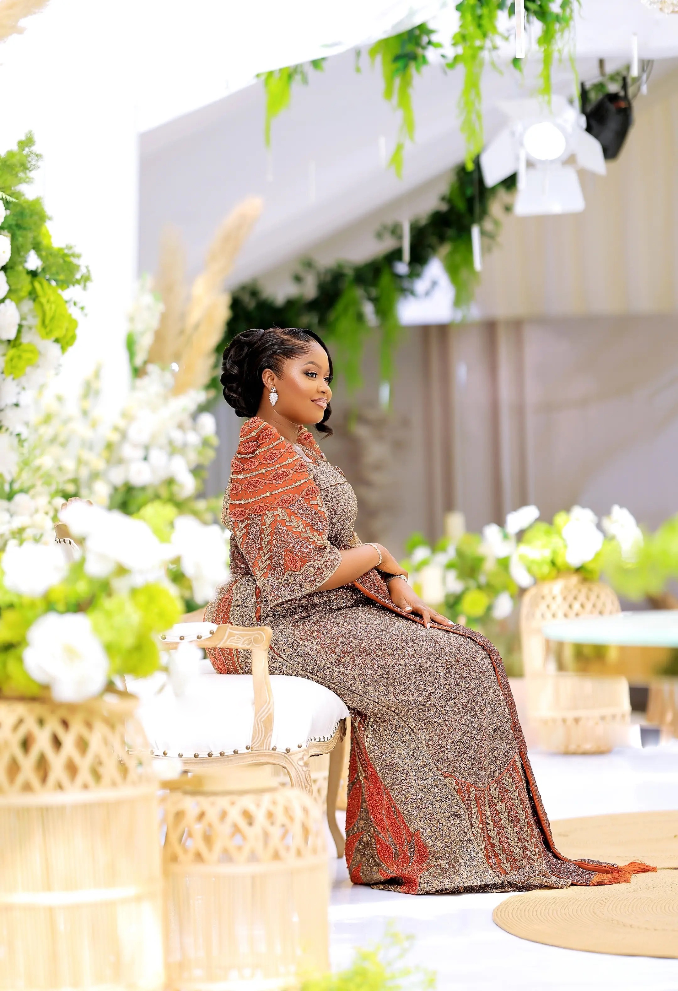 Traditional wedding ceremony portrait